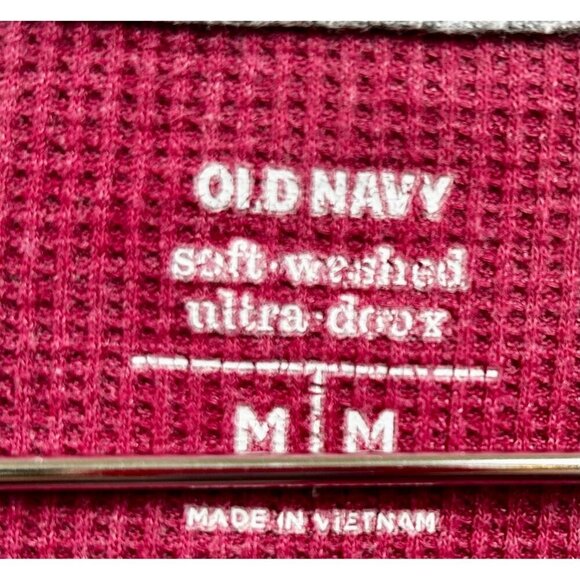 Bundle Of 3 Mens Thermal Henley Long Sleeve Shirts M Eddie Bauer Old Navy St. Jo - Picture 3 of 6